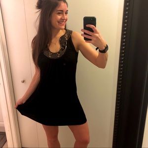 Laundry by Shelli Segal Black and Gold Dress